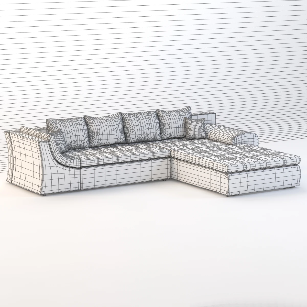 Gardini L Kanape Sofa 3D Model_010