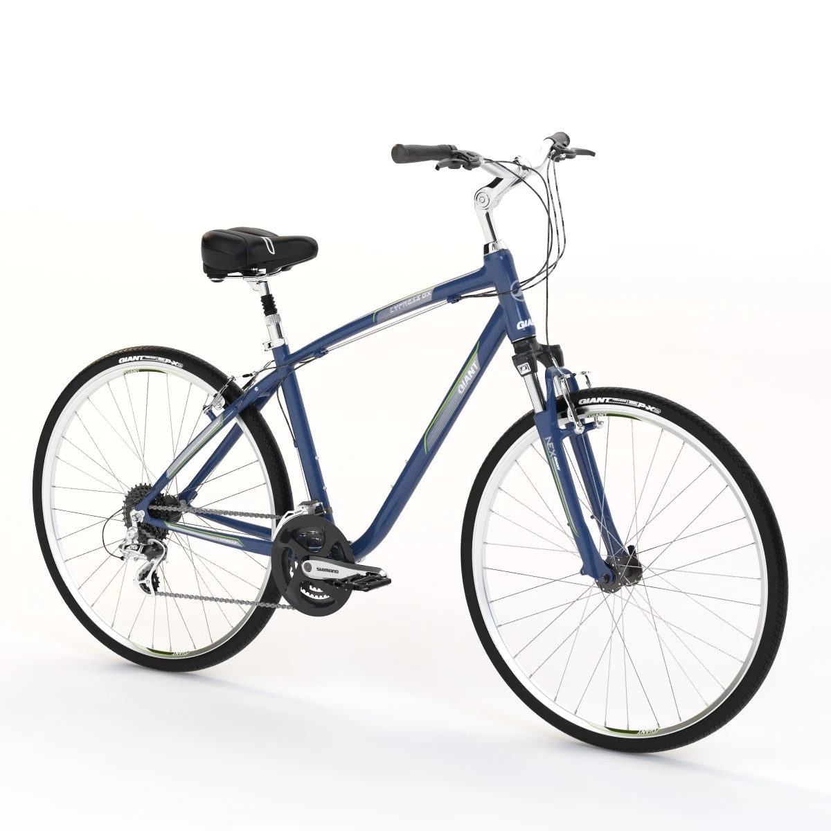 Giant Cypress Dx Deep Blue Bi-Cycle 3D Model_01