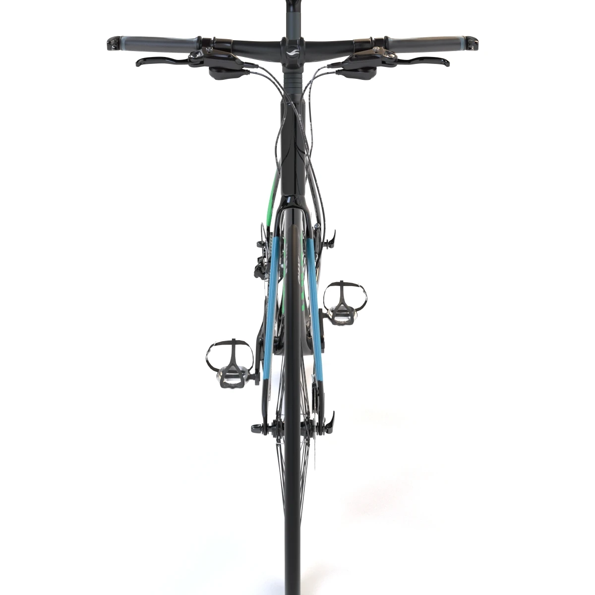 Giant Fastroad Cm1 Black Bicycle 3D Model_010