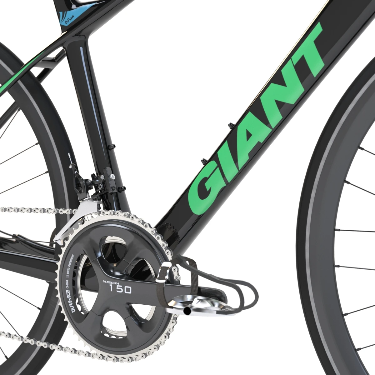 Giant Fastroad Cm1 Black Bicycle 3D Model_07
