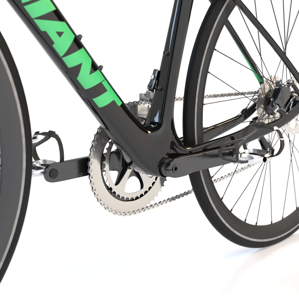 Giant Fastroad Cm1 Black Bicycle 3D Model_08