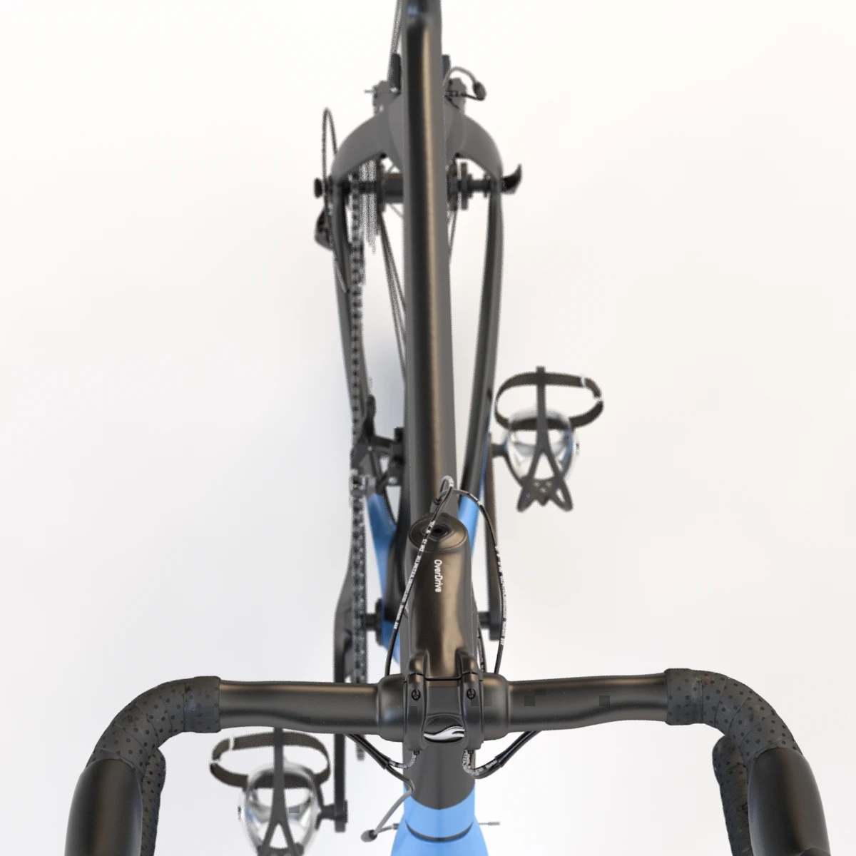Giant Propel Advanced Sl-2 Black-Blue Lightweight Sprinter Bicycle 3D Model_013