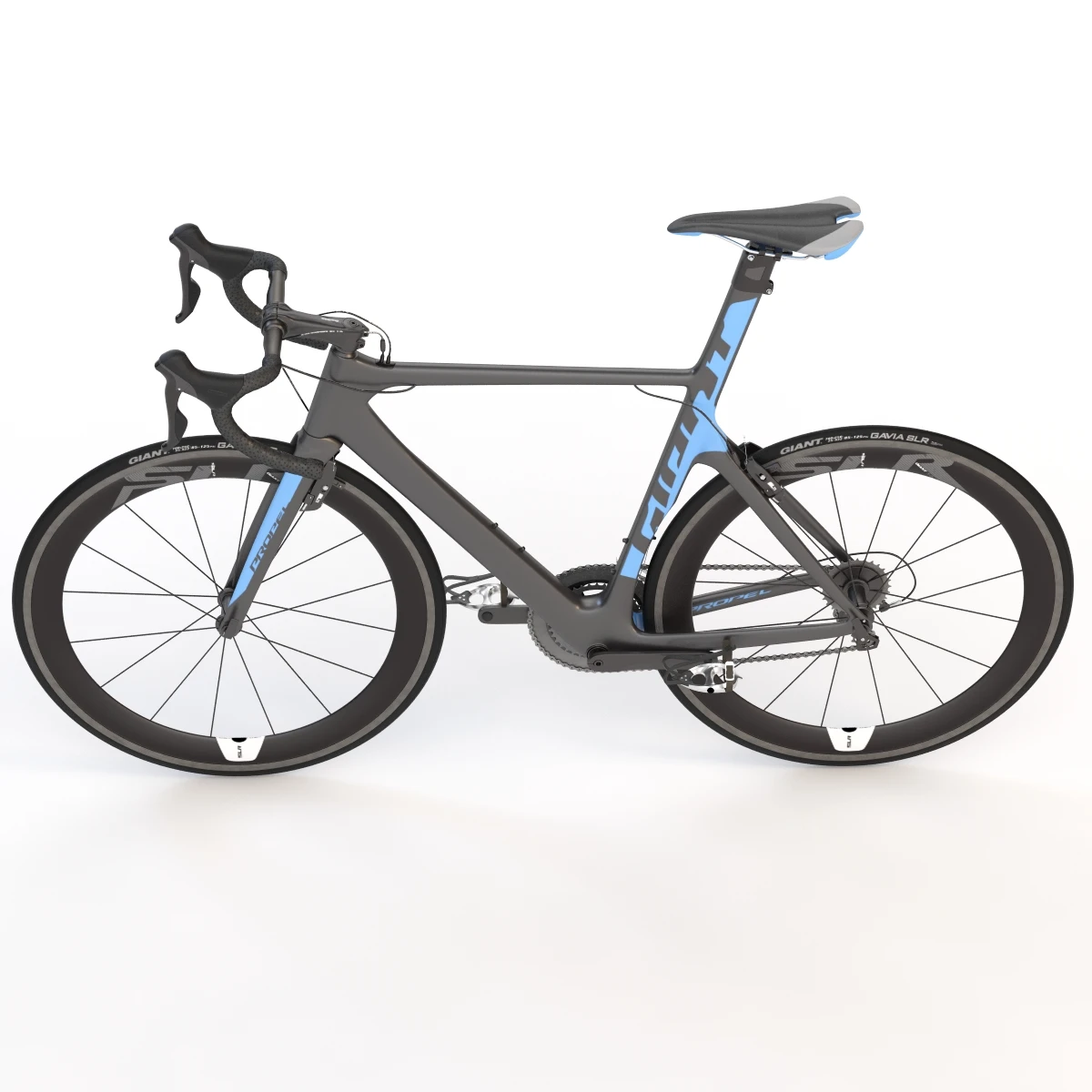 Giant Propel Advanced Sl-2 Blue-Ash Lightweight Sprinter Bicycle 3D Model_09