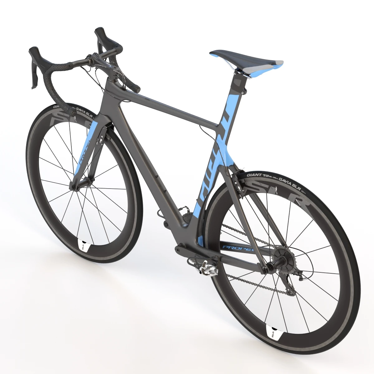 Giant Propel Advanced Sl-2 Blue-Ash Lightweight Sprinter Bicycle 3D Model_03