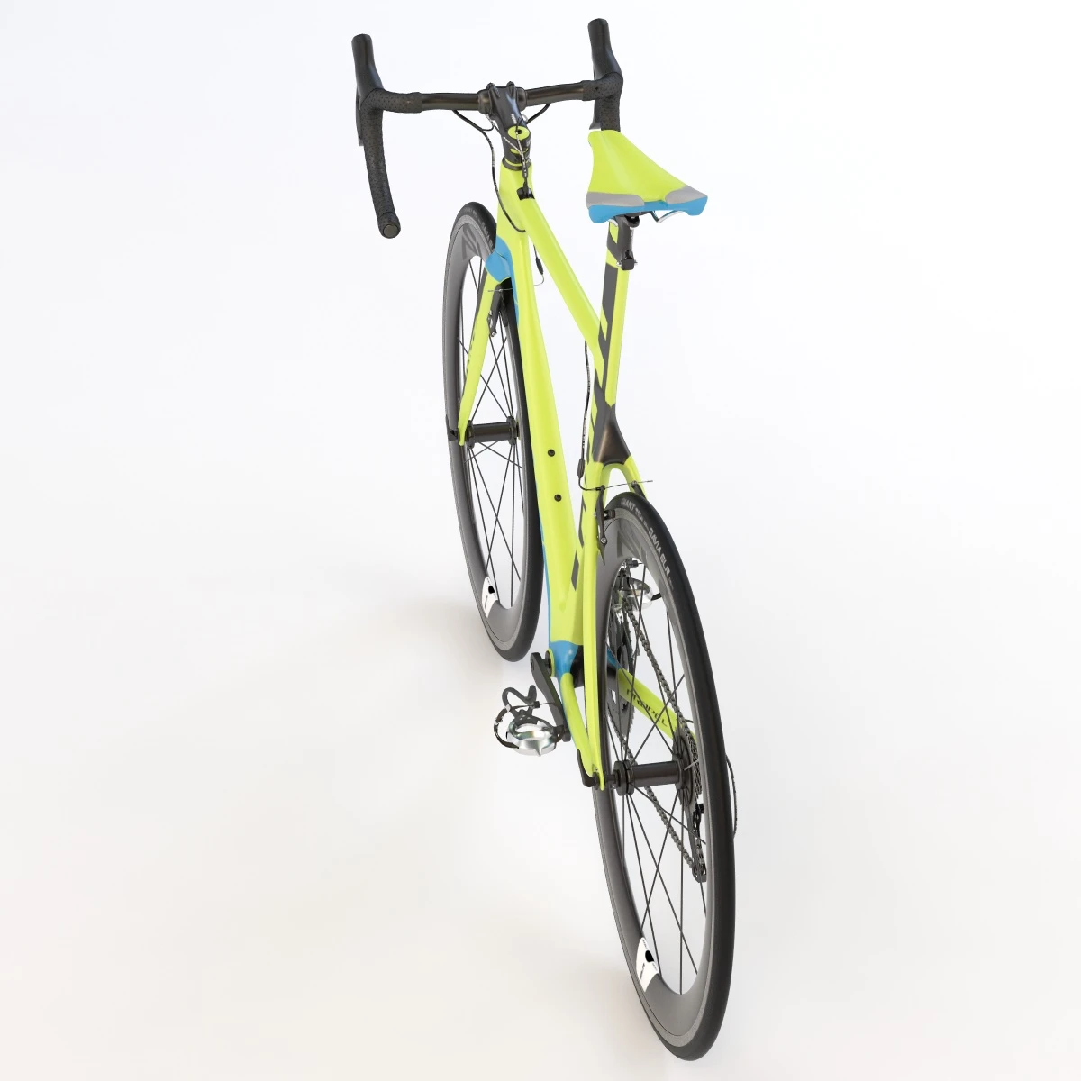 Giant Propel Advanced Sl-2 Green-Blue Lightweight Sprinter Bicycle 3D Model_010