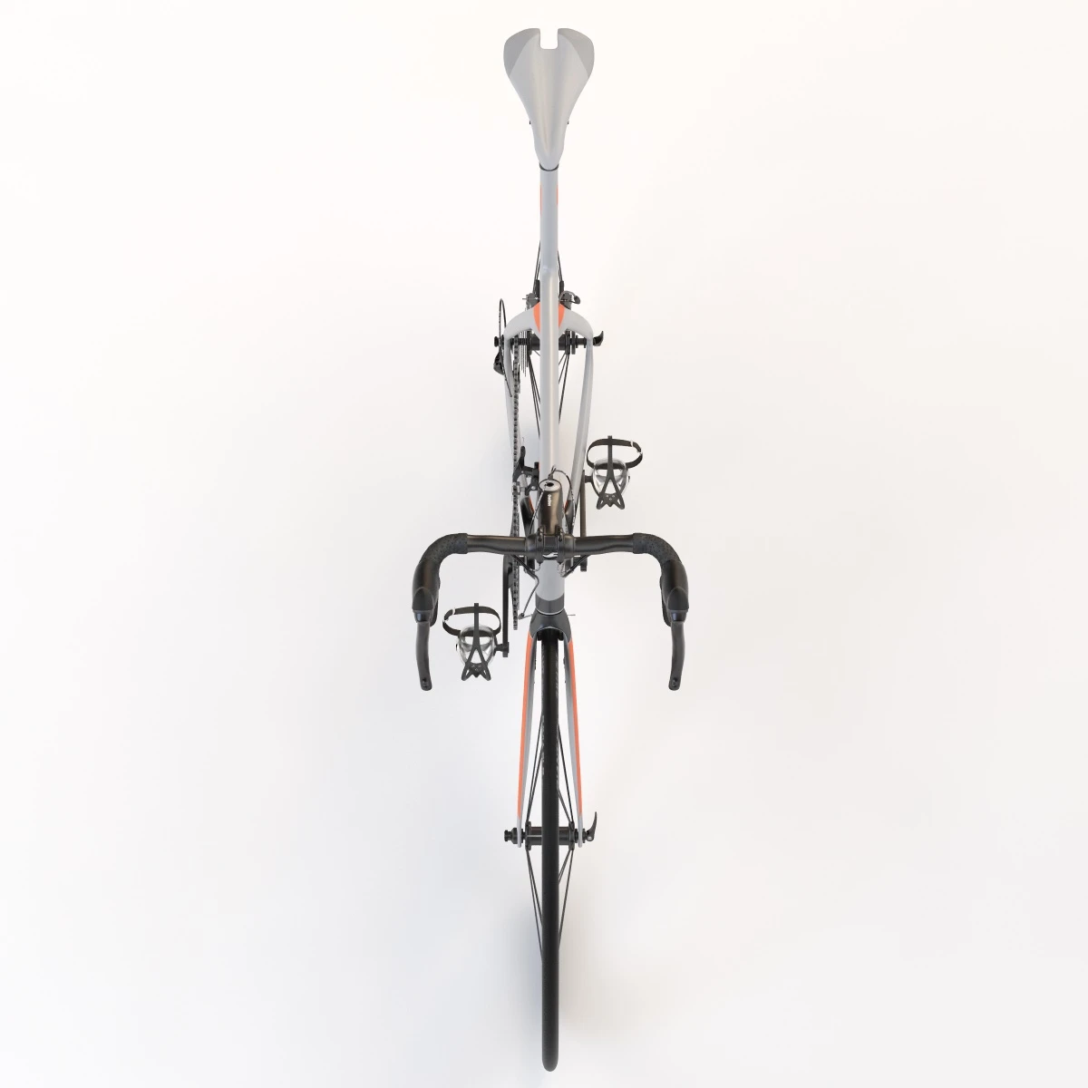 Giant Propel Advanced Sl-2 Orange Grey Black Lightweight Sprinter Bicycle 3D Model_07