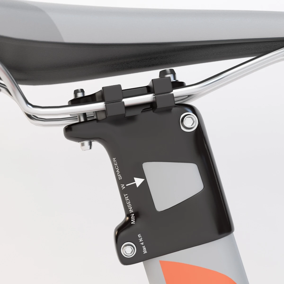Giant Propel Advanced Sl-2 Orange Grey Black Lightweight Sprinter Bicycle 3D Model_015