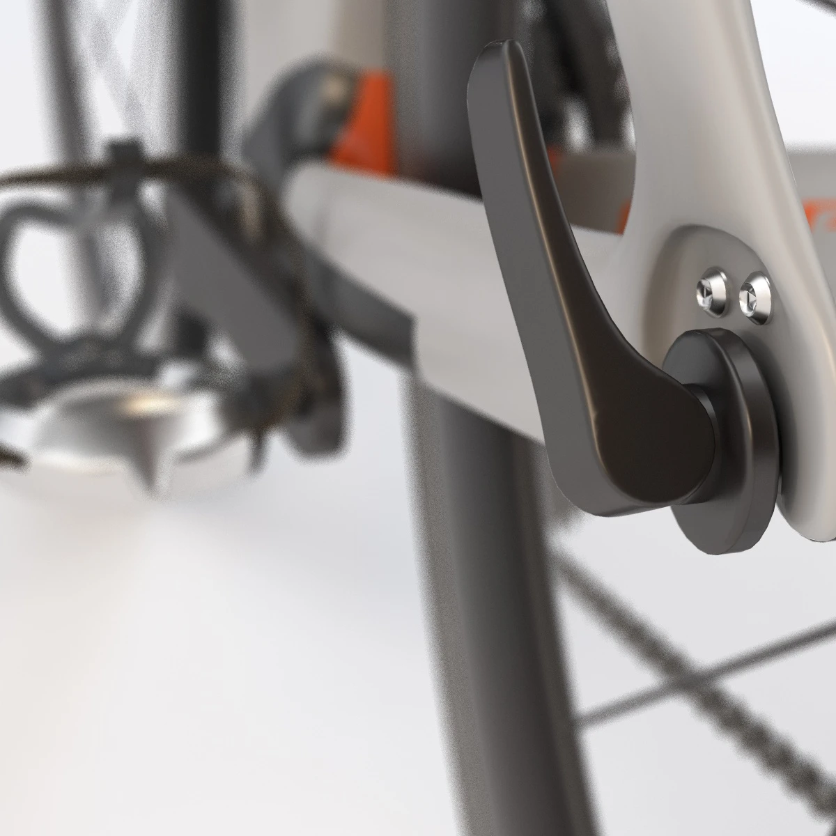 Giant Propel Advanced Sl-2 Orange Grey Black Lightweight Sprinter Bicycle 3D Model_017