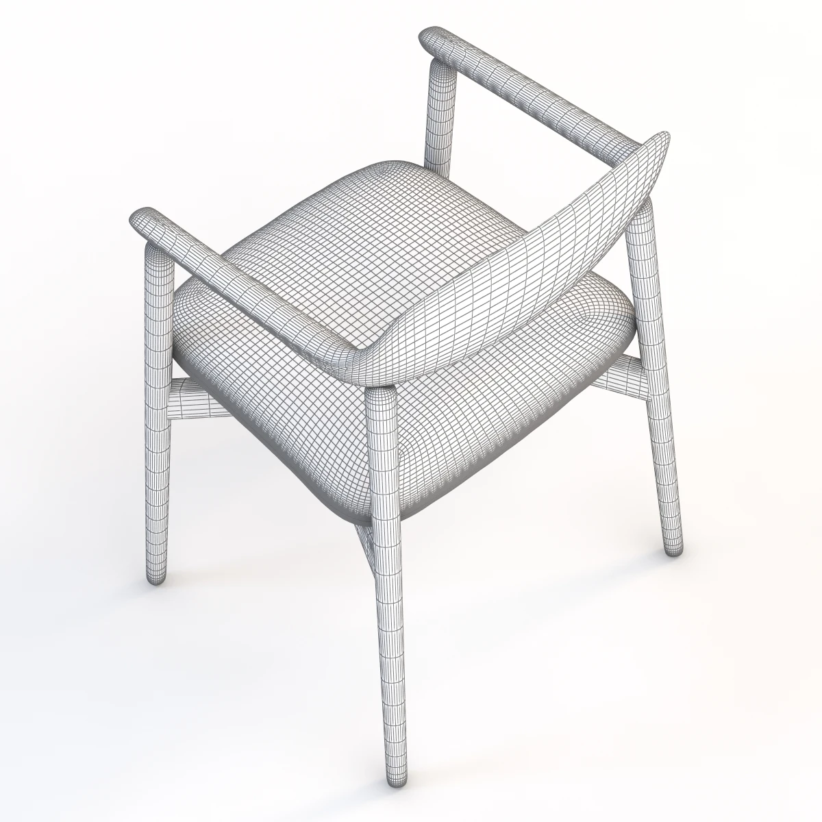 Herman Miller Cross Hatch Side Chair 3D Model_017