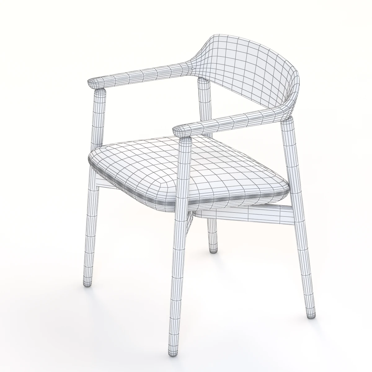 Herman Miller Cross Hatch Side Chair 3D Model_016
