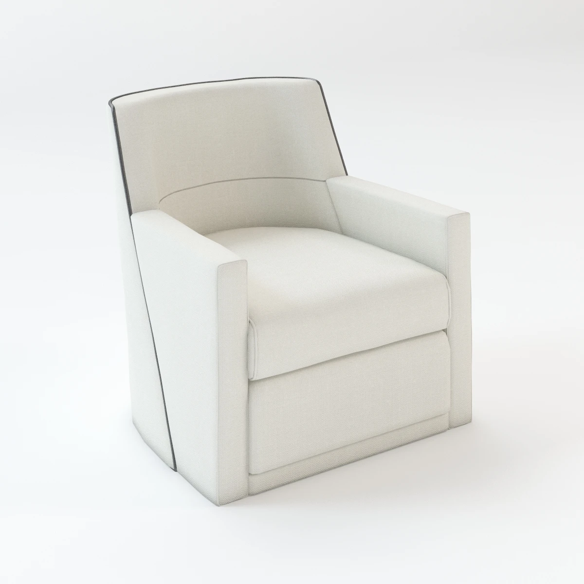 Giro Swivel Lounge Chair 3D Model_01