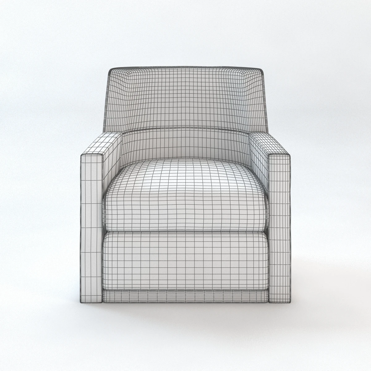 Giro Swivel Lounge Chair 3D Model_011