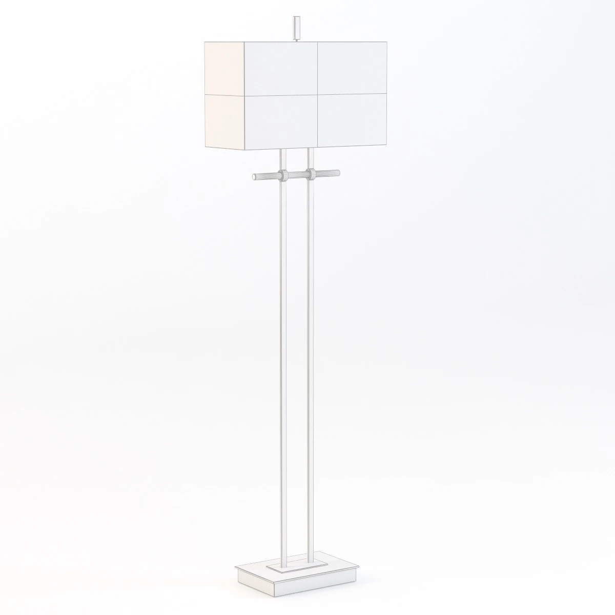 Glass Floor Lamp 3D Model_09