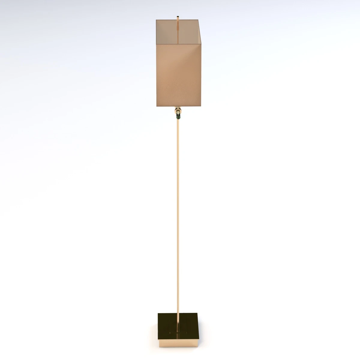 Glass Floor Lamp 3D Model_04