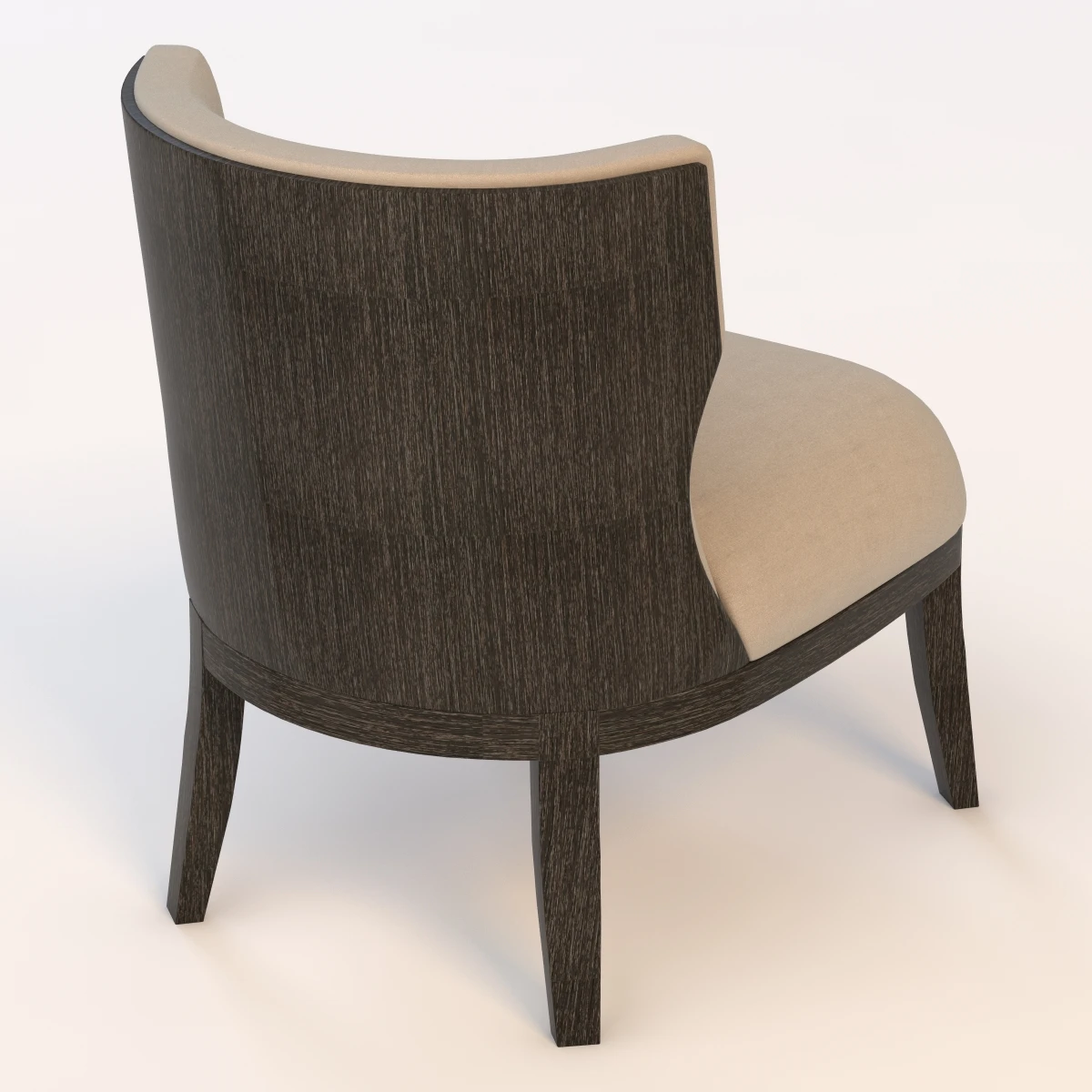 Grace Wood Armchair 3D Model_03