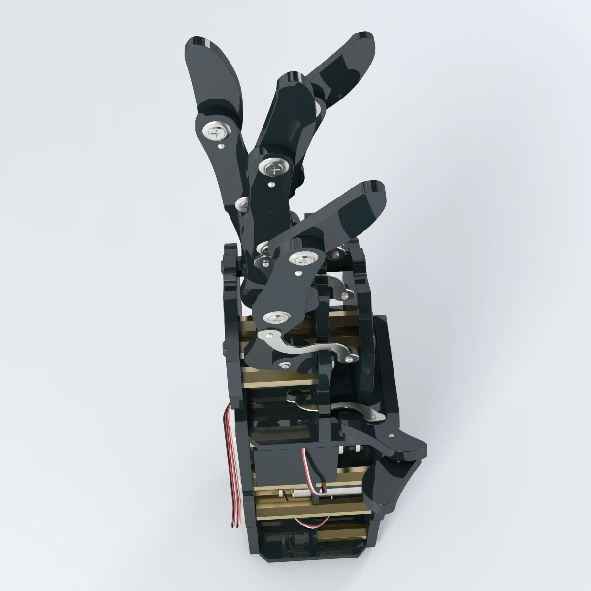 Industrial Robotic Arm Bionic Robot 3D Model_05