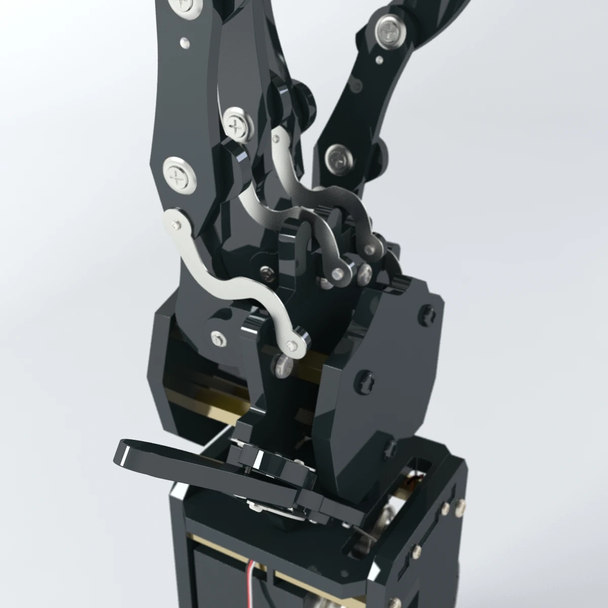 Industrial Robotic Arm Bionic Robot 3D Model_07