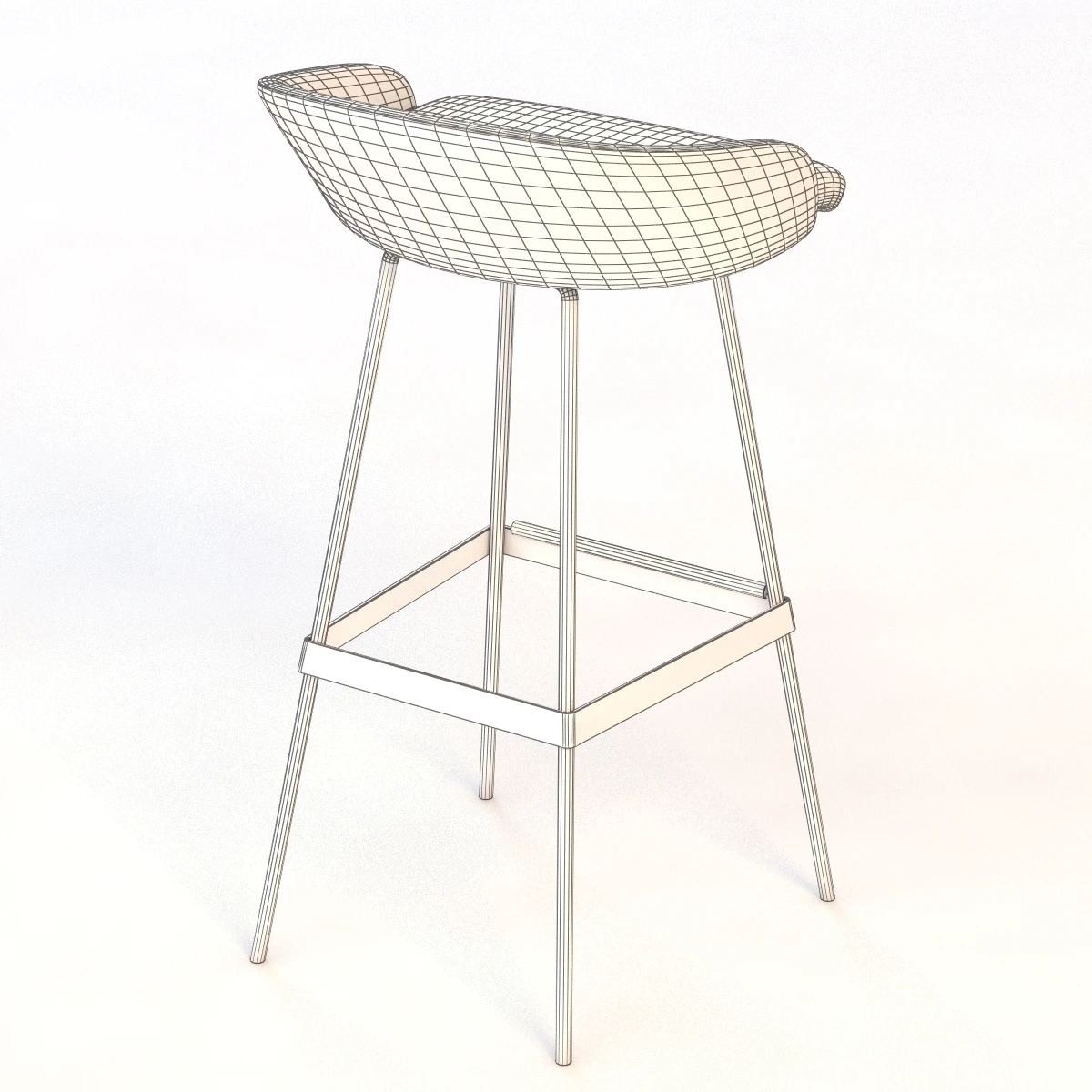 Karl Barstool 3D Model_014