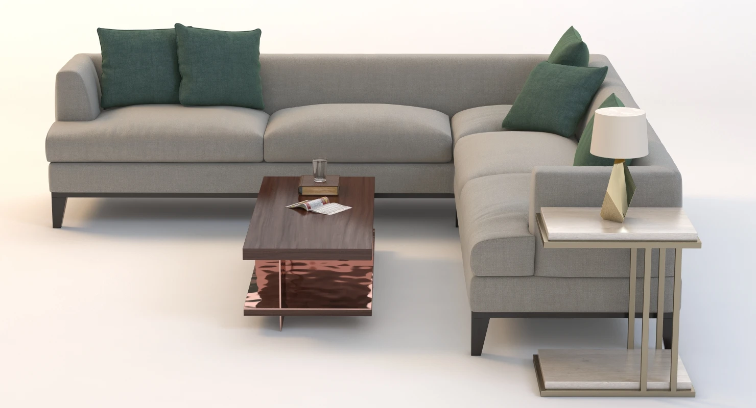 Kravet Adagio Corner Sofa 3D Model_011