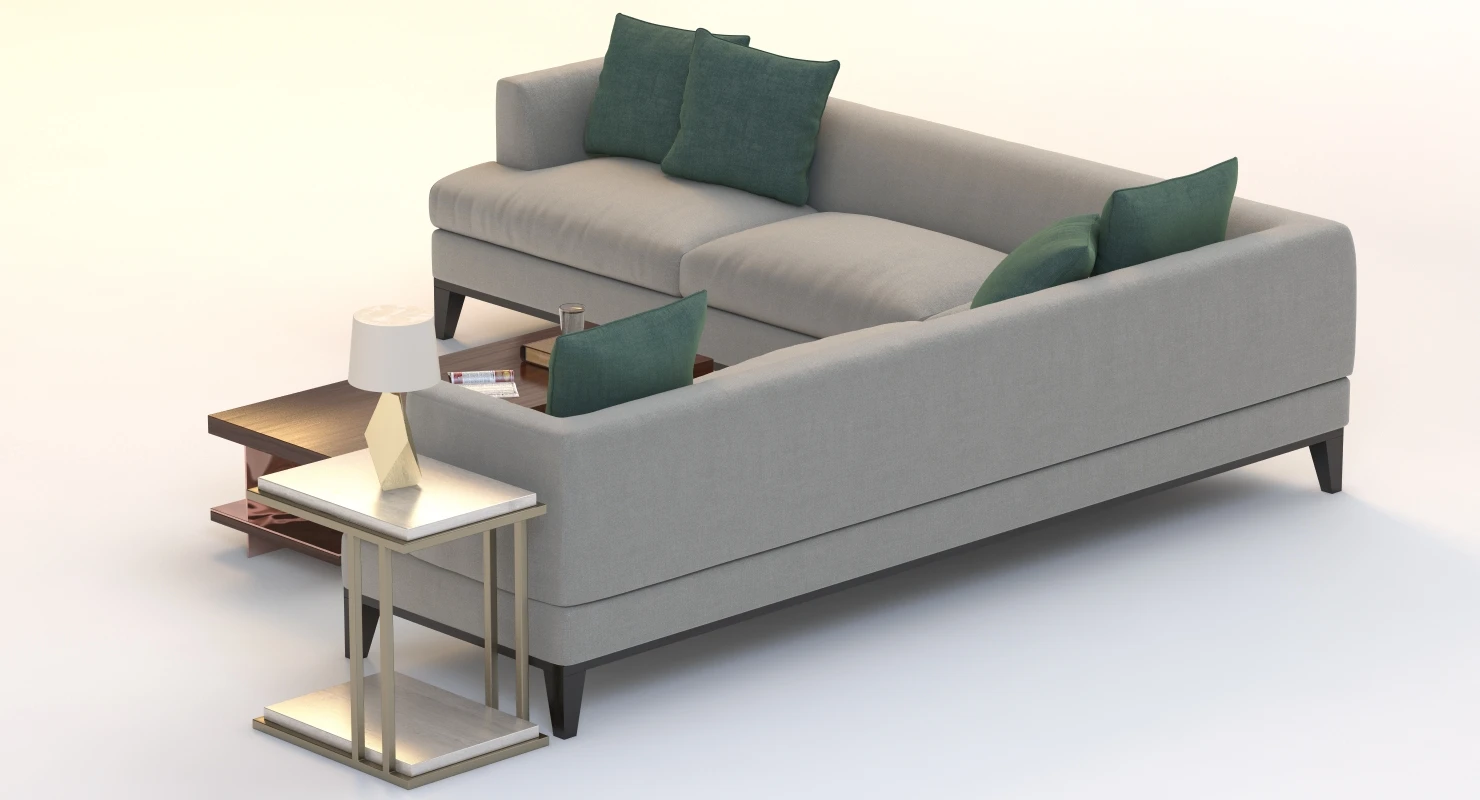 Kravet Adagio Corner Sofa 3D Model_09