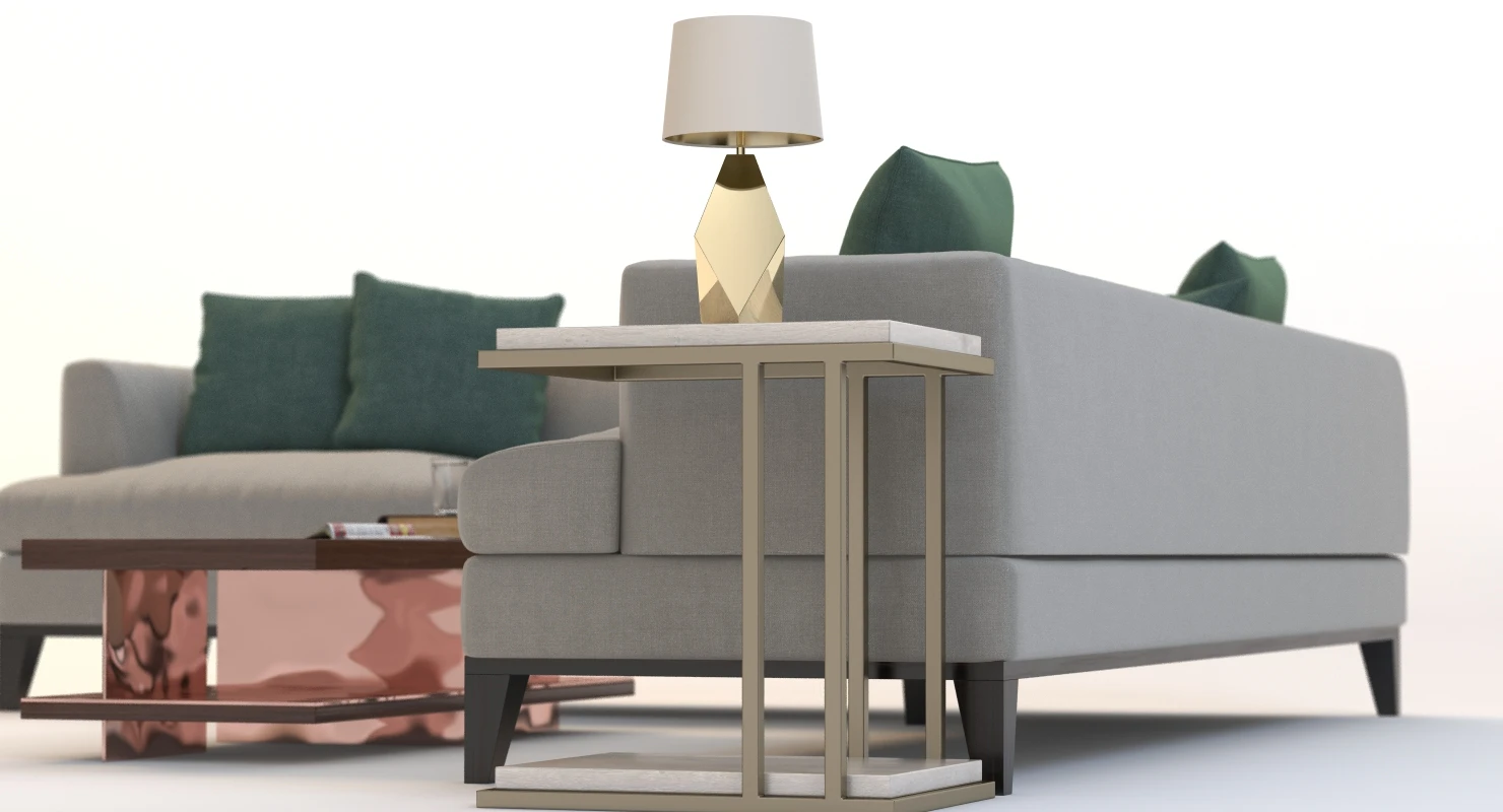 Kravet Adagio Corner Sofa 3D Model_012