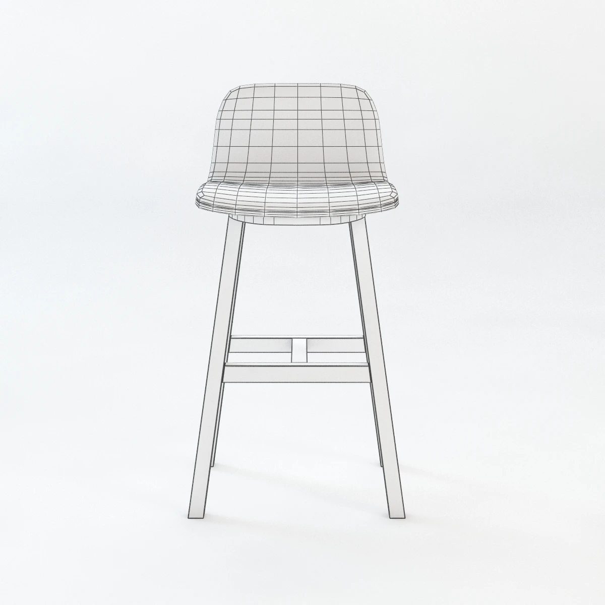 Kuskoa Bar Stool 3D Model_08