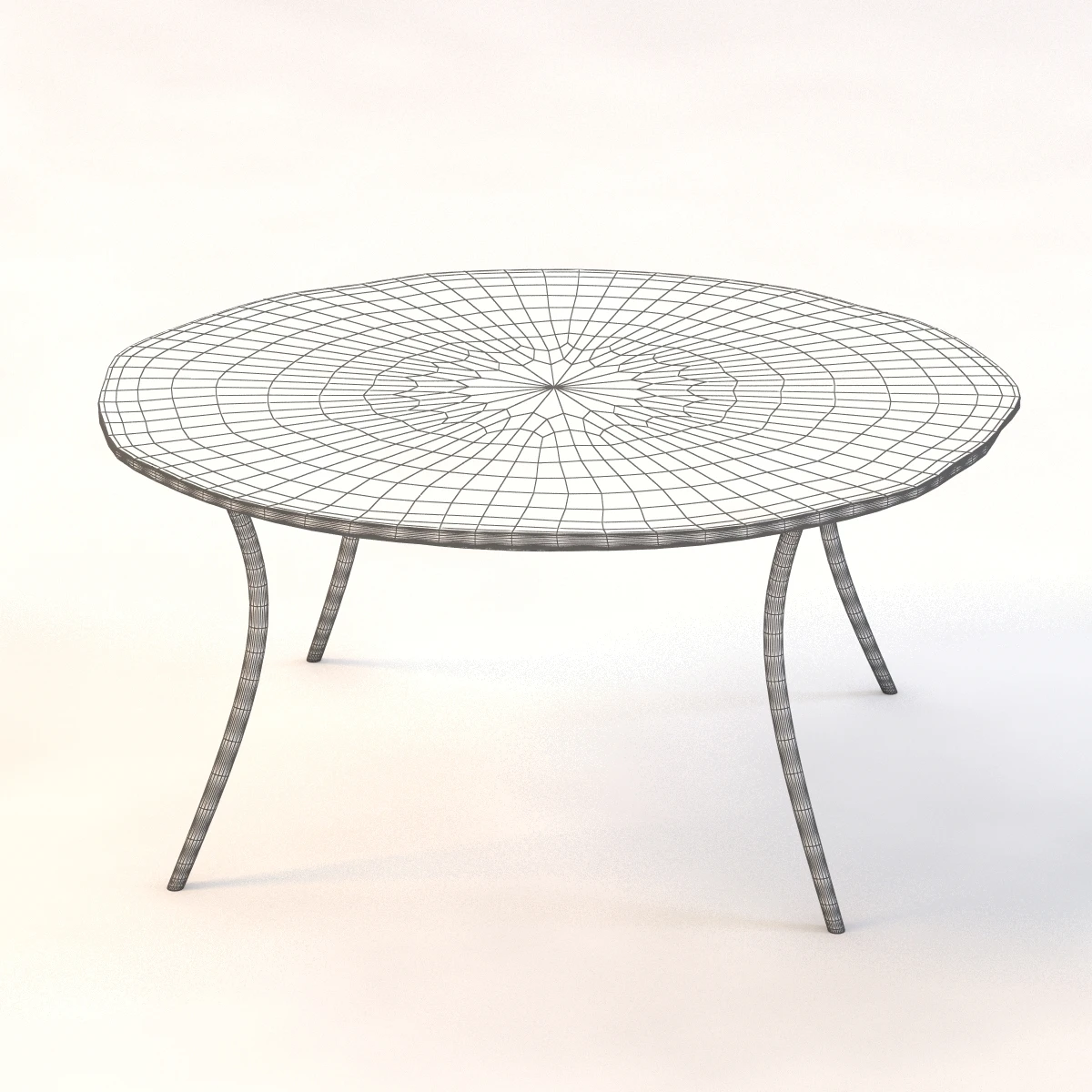 Lean Coffee Table 3D Model_09