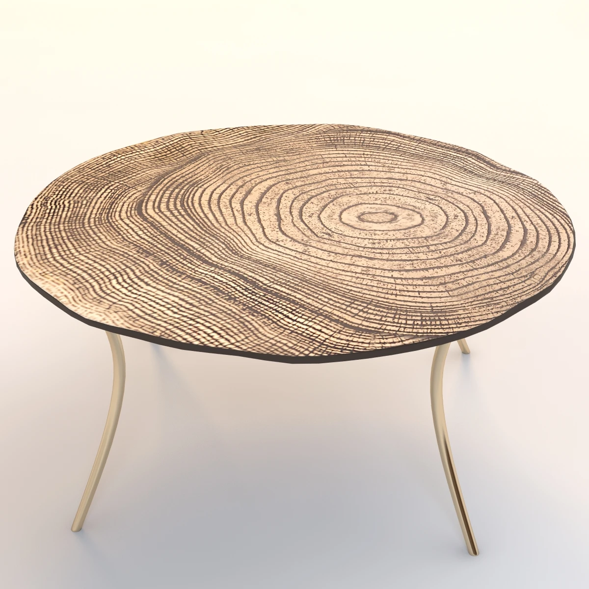 Lean Coffee Table 3D Model_05