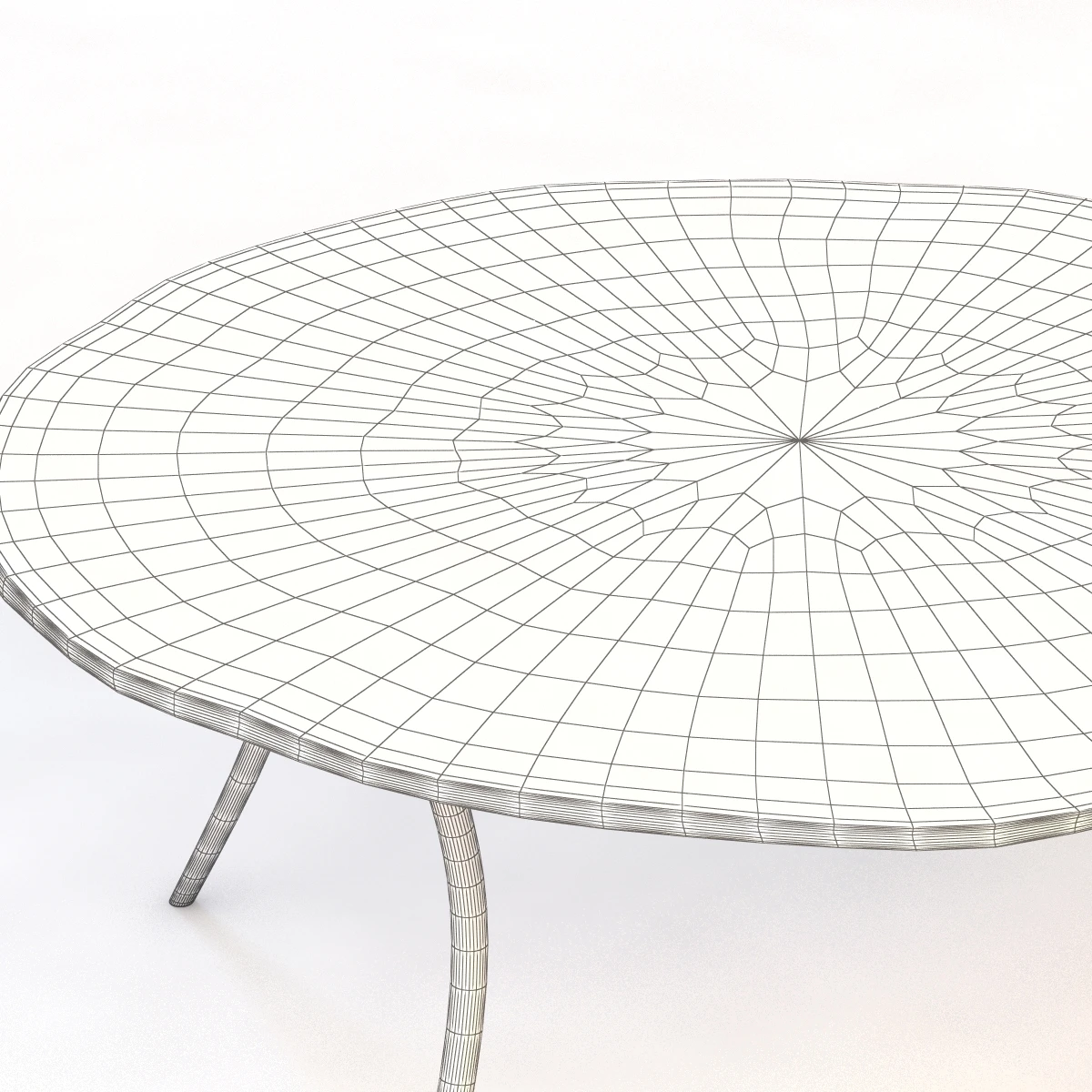 Lean Coffee Table 3D Model_013