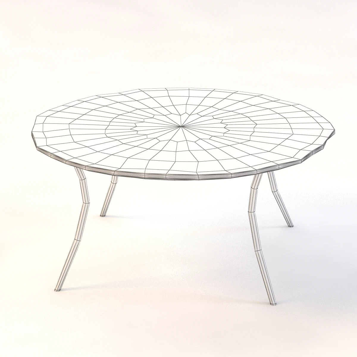 Lean Coffee Table 3D Model_010