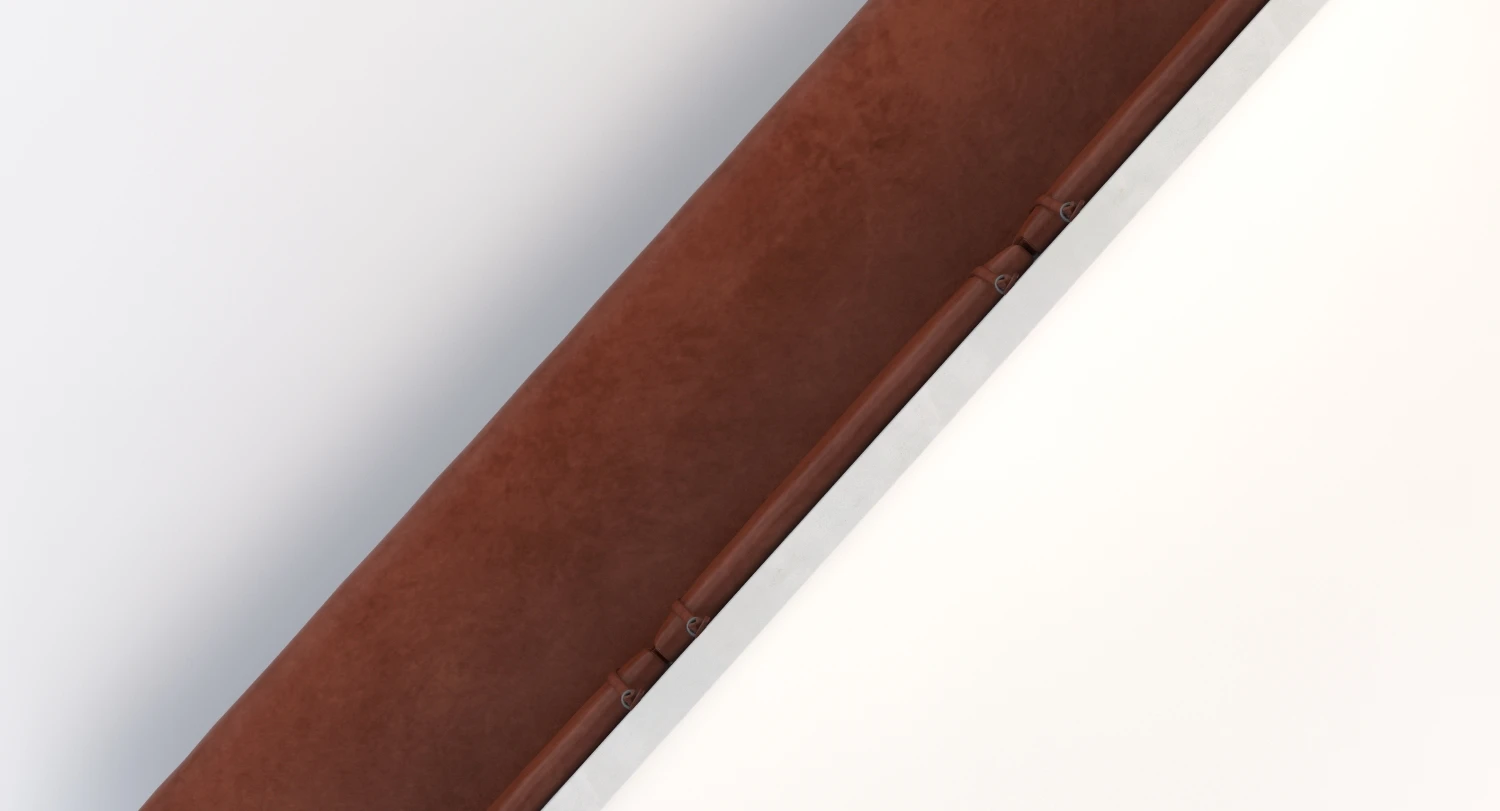Leather Bar Bench 3D Model_07