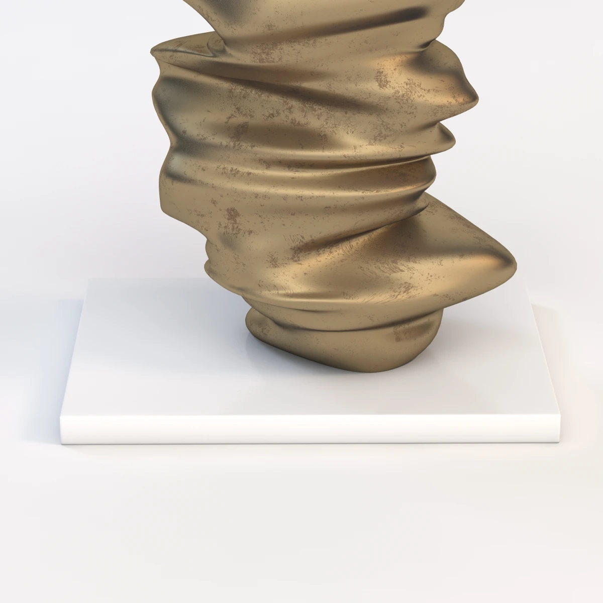 Level Head Sculpture By Tony Cragg 3D Model_04