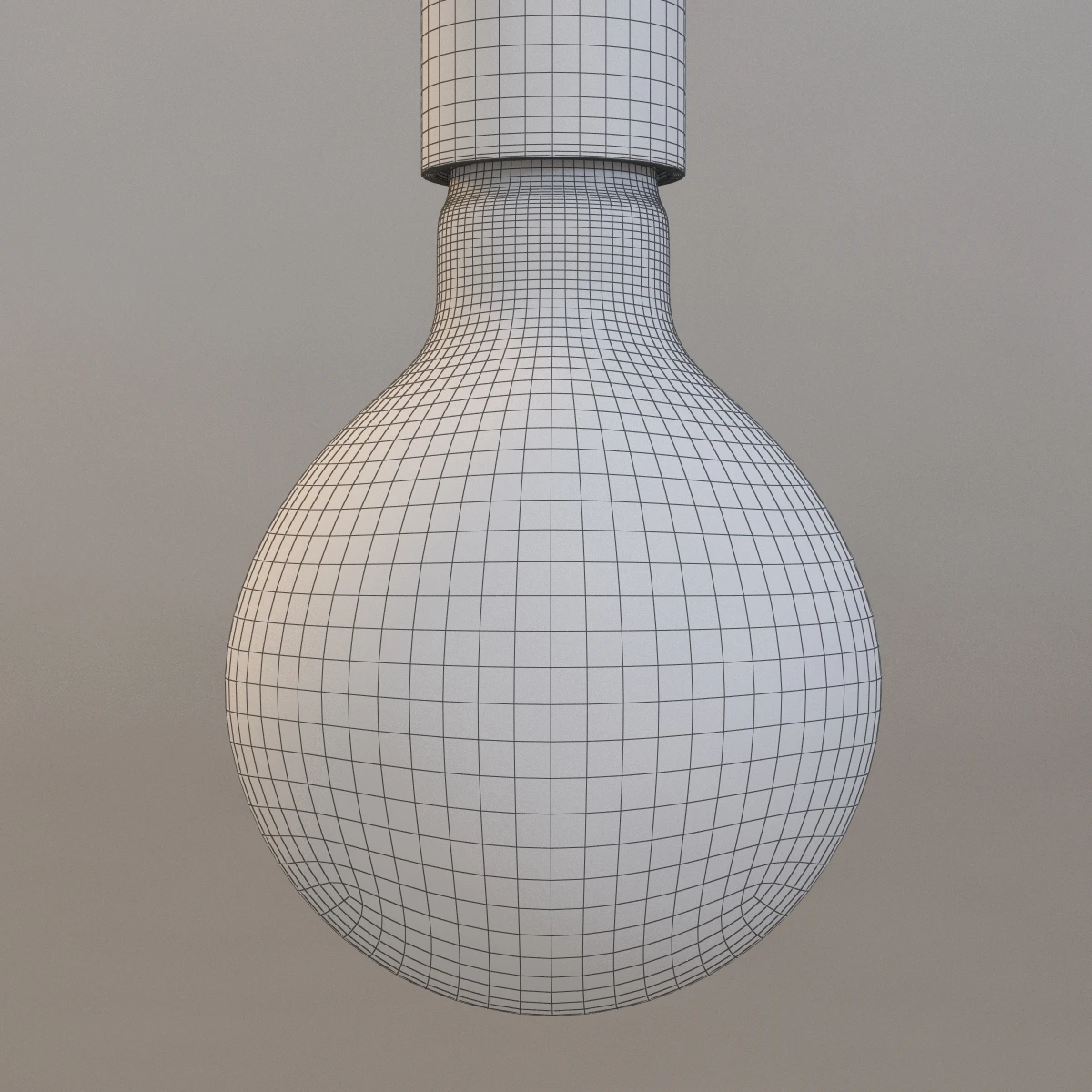 Loft Light Globe With Detail Filament 3D Model_04