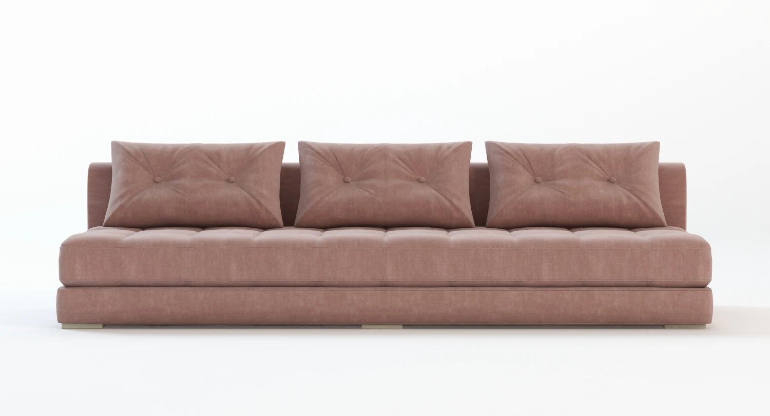 Lounge Sofa 3D Model_01