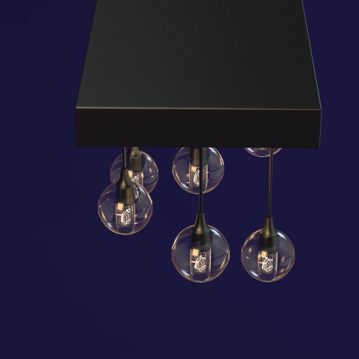 Lusive Pallino Chandelier 3D Model_03