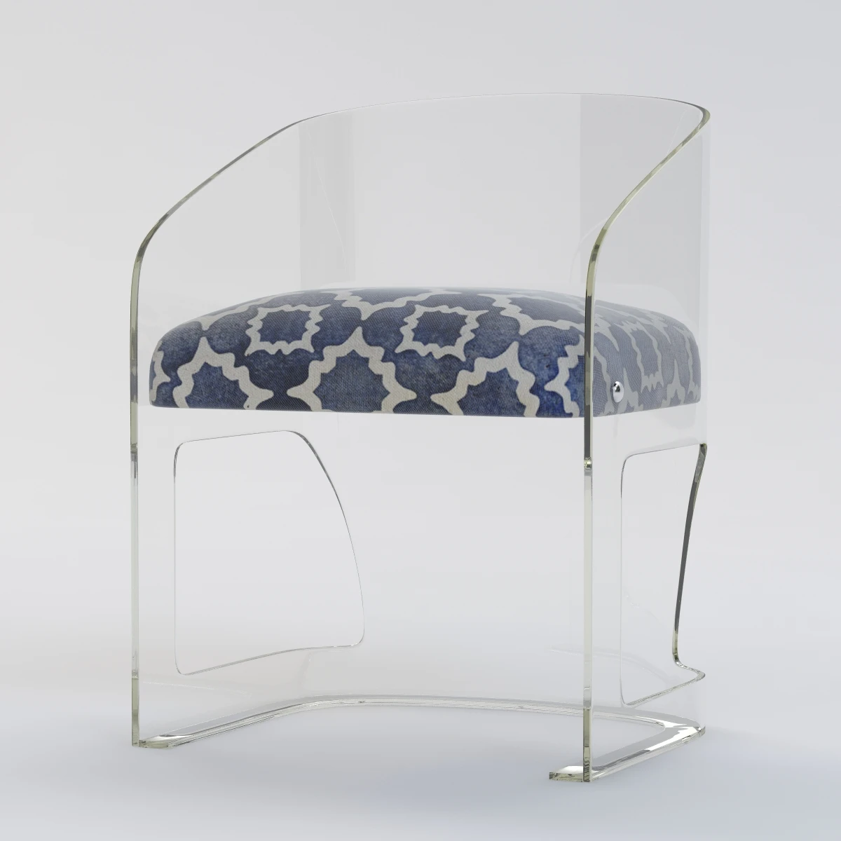 Lucite Chair 3D Model_05