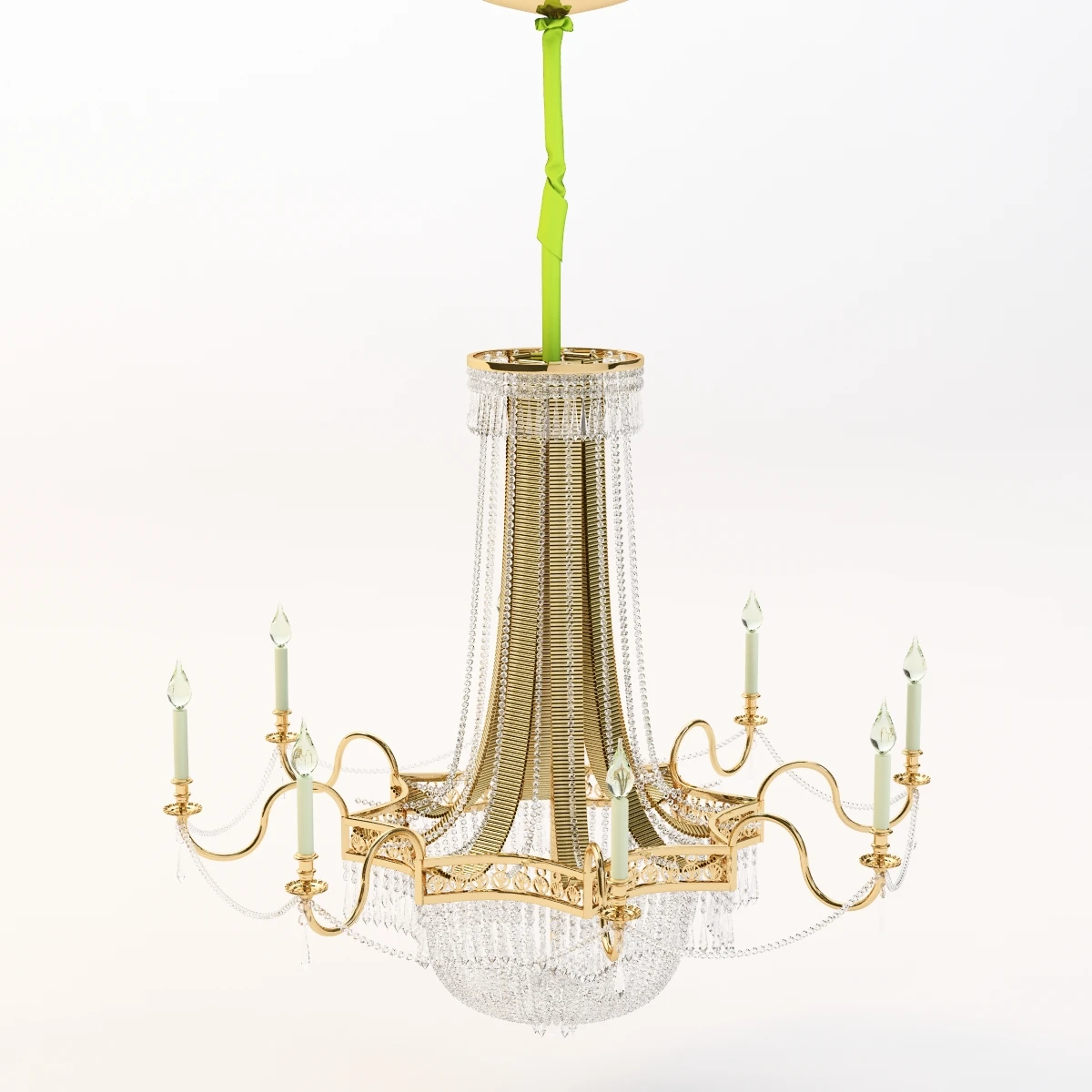 Classic Chandelier 3D Model_06