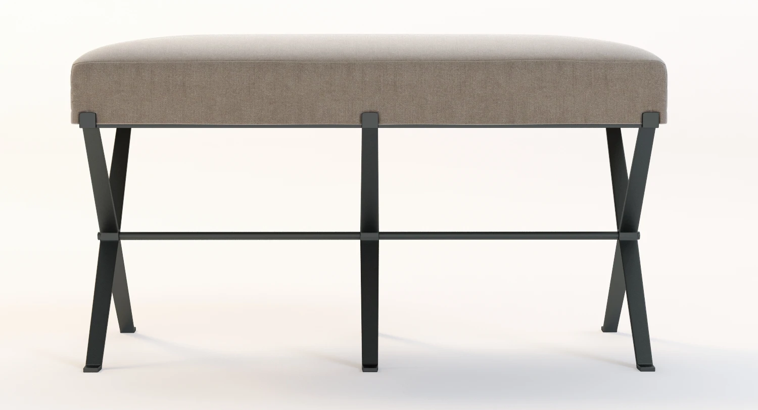 Madame X Bench 3D Model_08