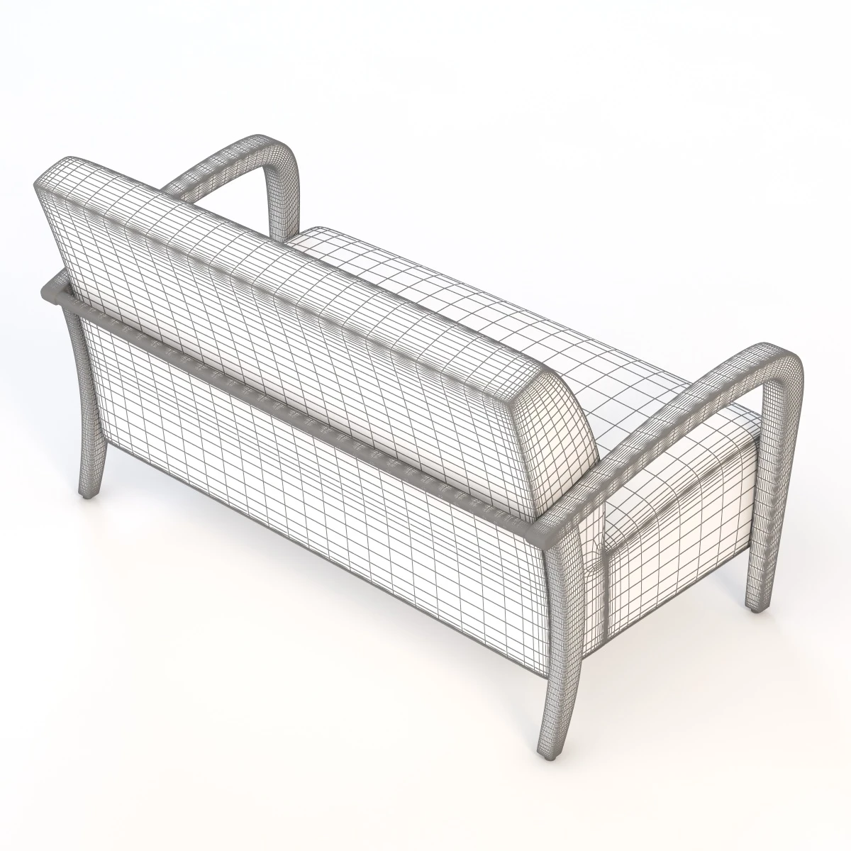 Marco Grande Ii-736-2 Two Seater Sofa 3D Model_016