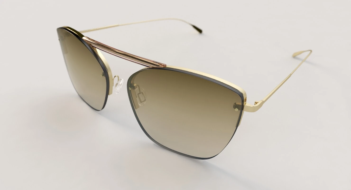 Ziane Sunglass By Oliver Peoples 3D Model_03