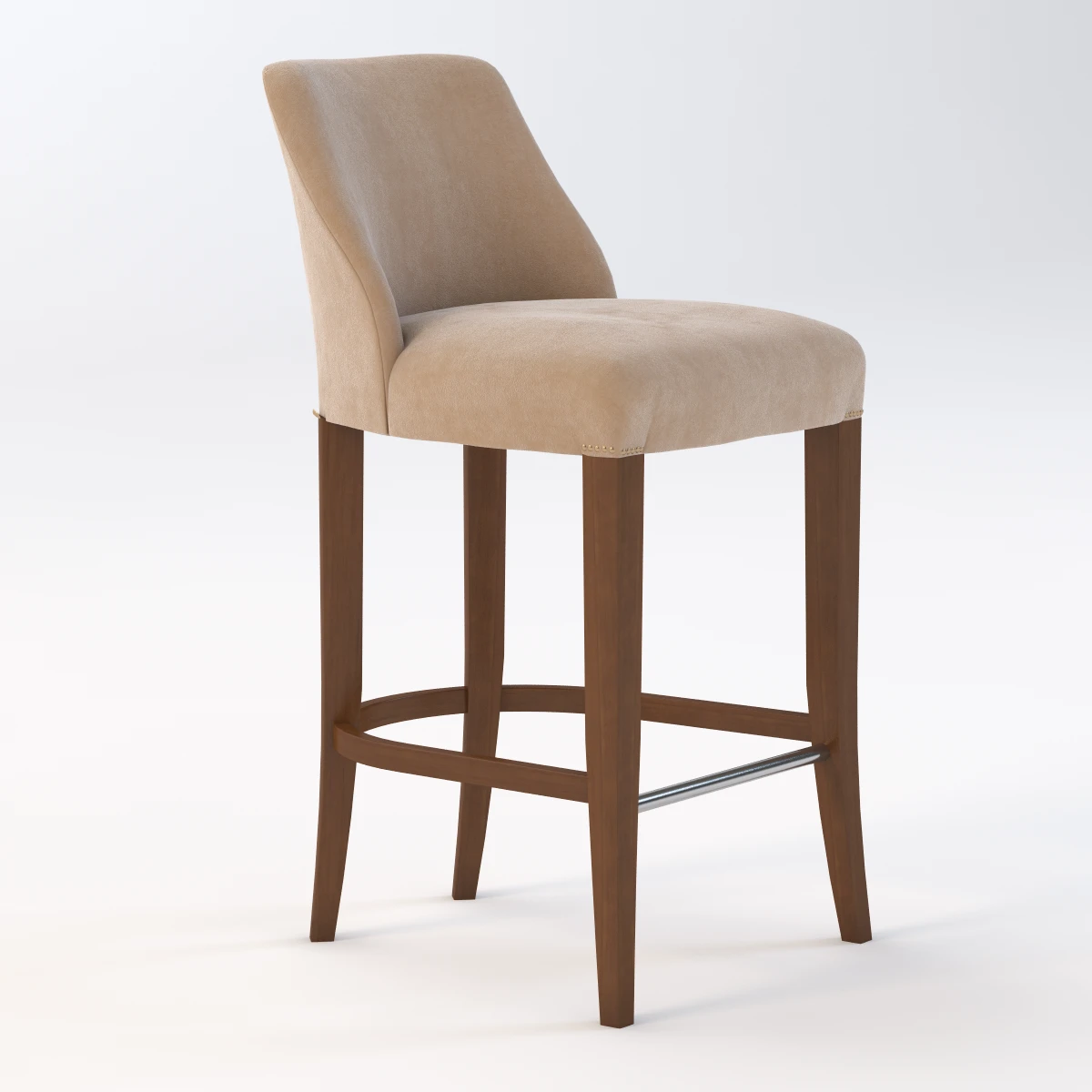 Maria Counter Stool 3D Model_01