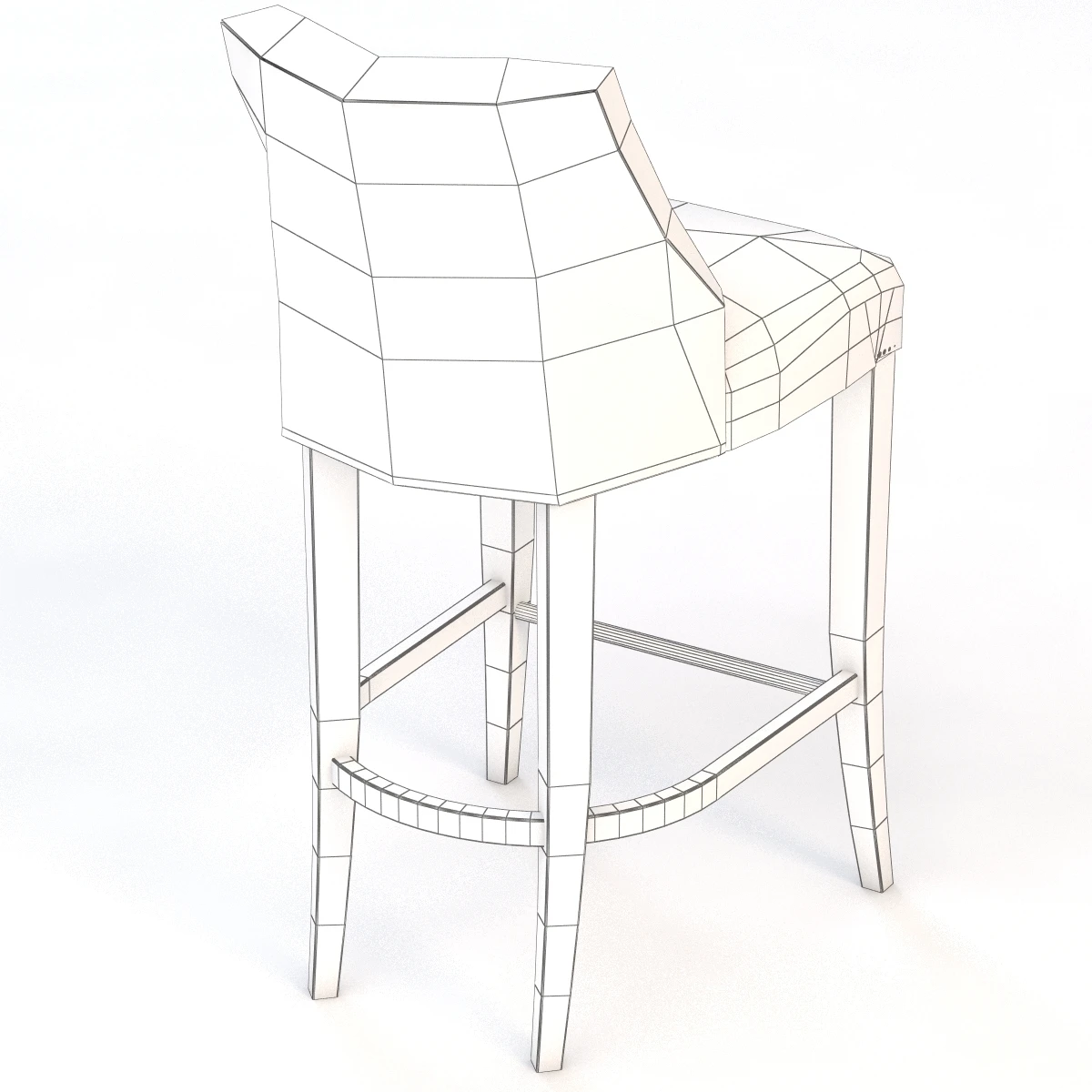 Maria Counter Stool 3D Model_010