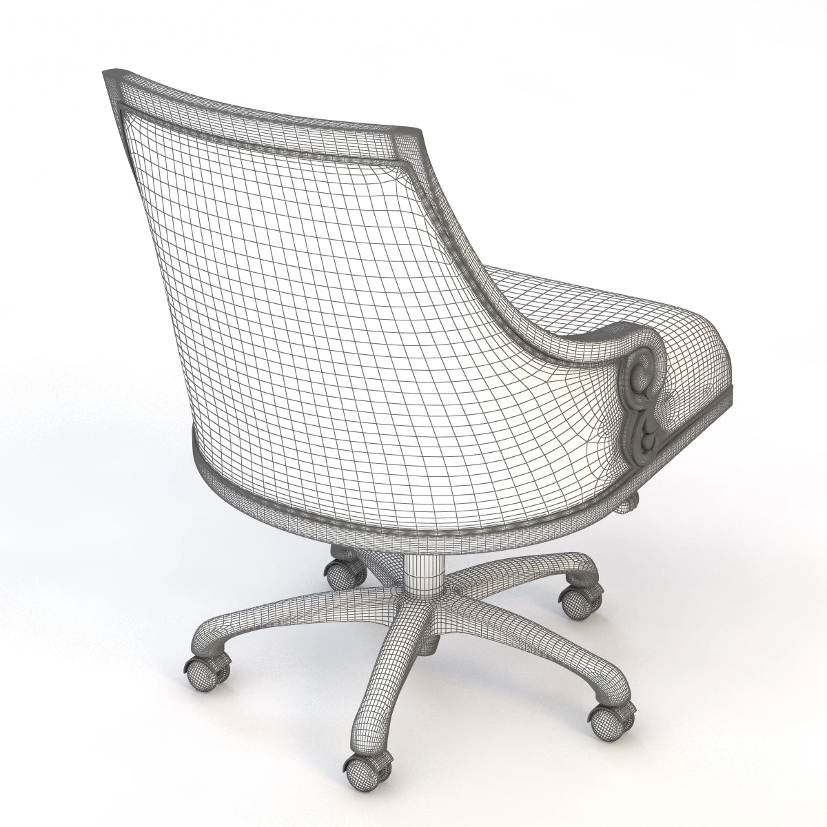 Megeve Tub Back Chair 3D Model_010
