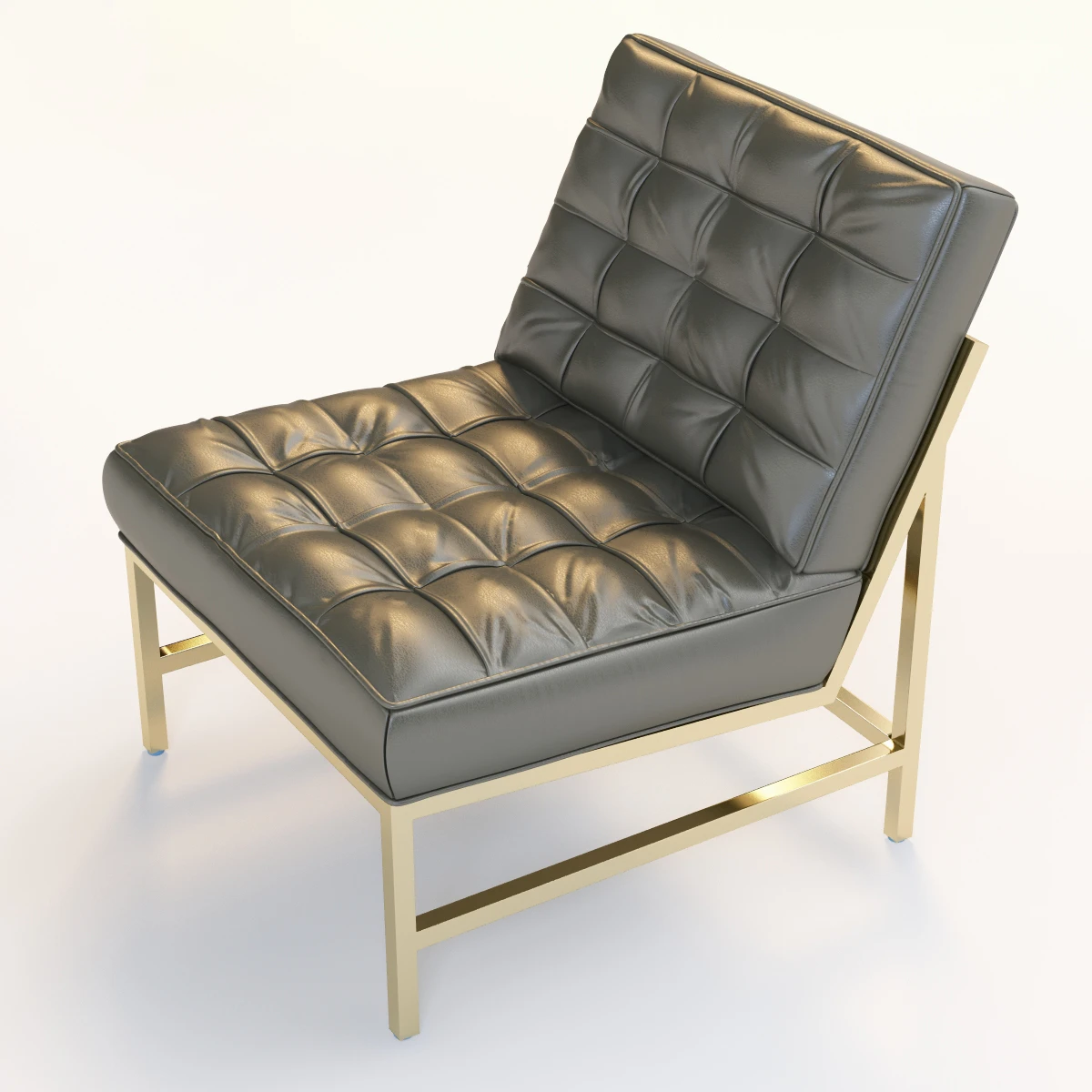 Mid Century Major Chair 3D Model_06