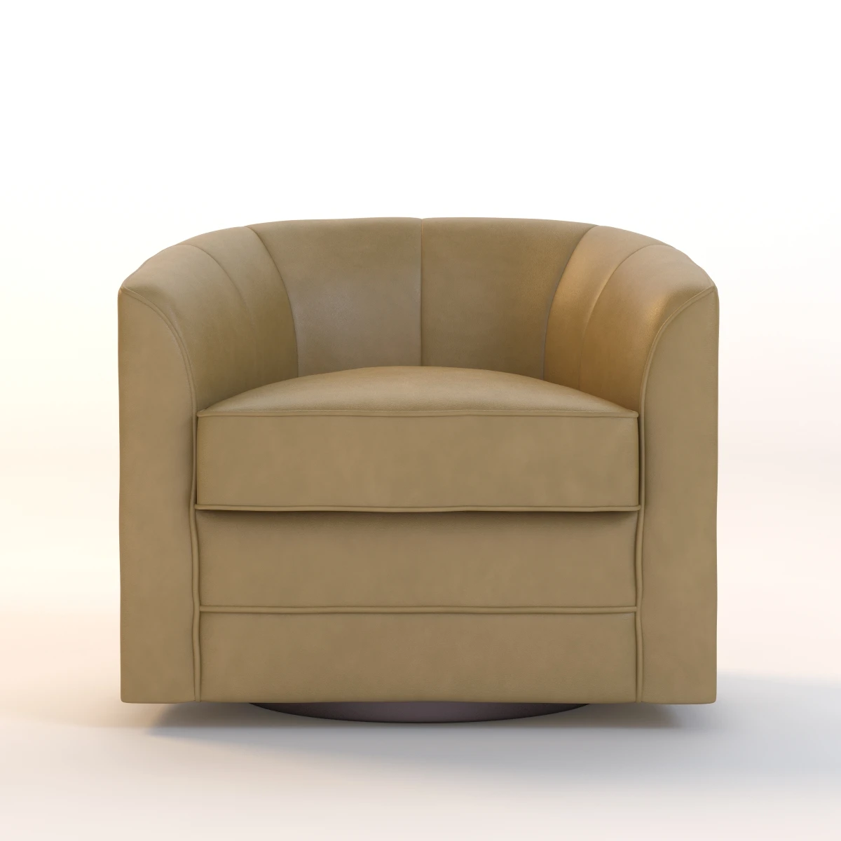 Milo Swivel Slipper Chair 3D Model_08