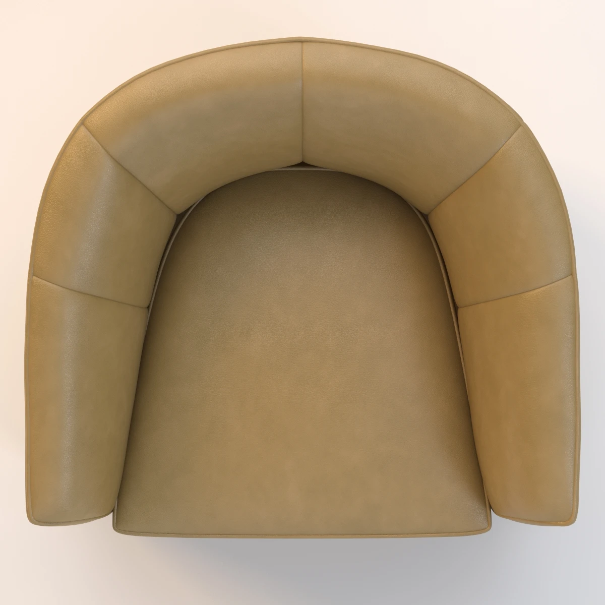Milo Swivel Slipper Chair 3D Model_07