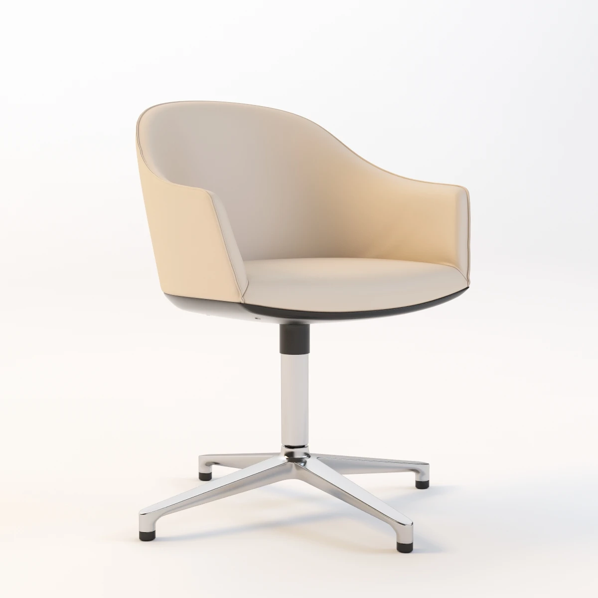Vitra Softshell Chair 3D Model_01