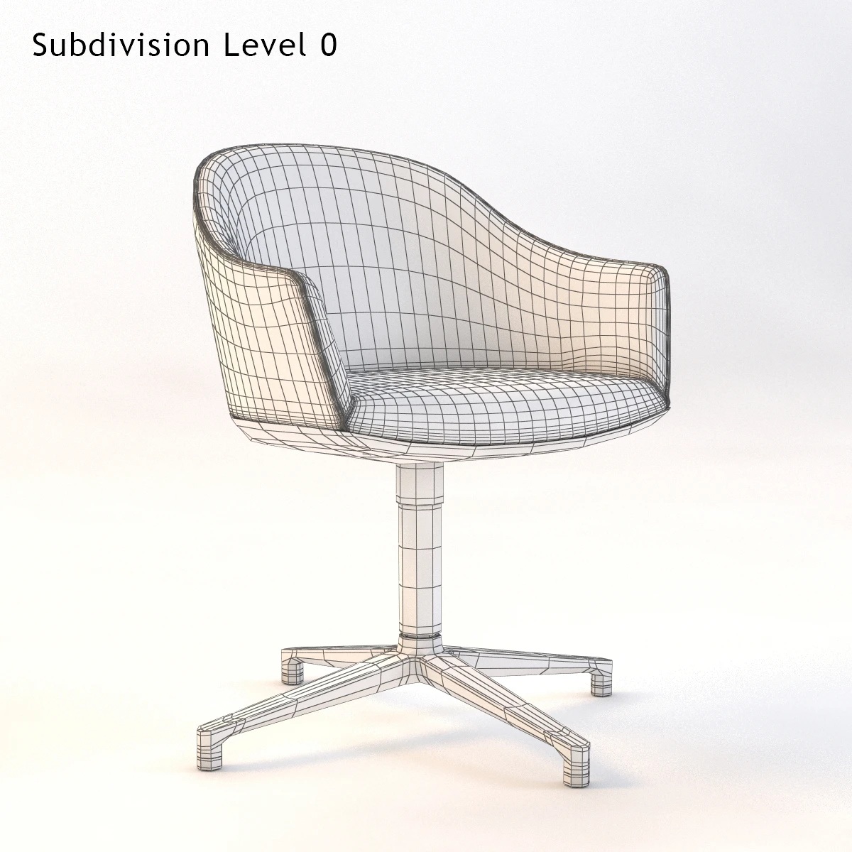 Vitra Softshell Chair 3D Model_09