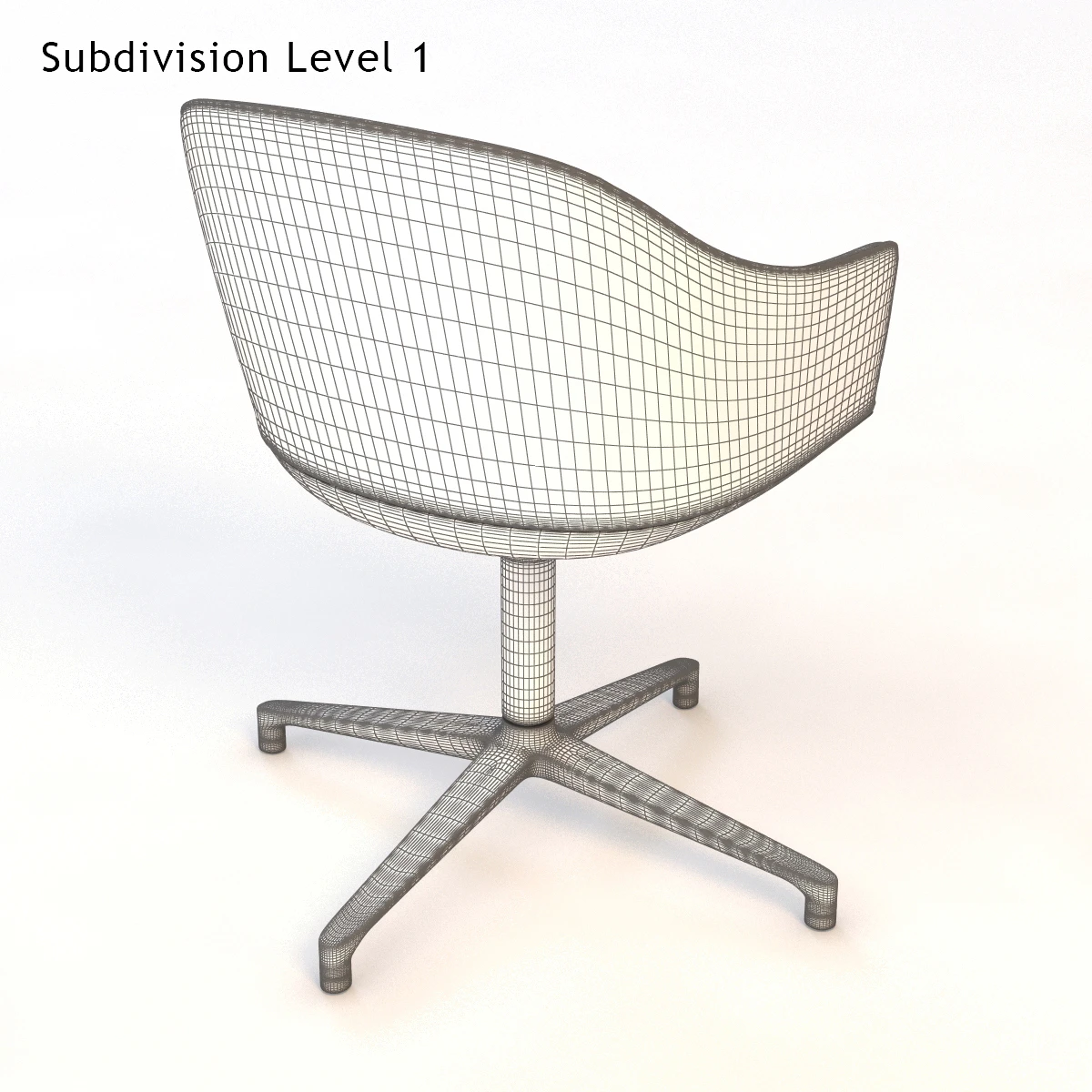 Vitra Softshell Chair 3D Model_014
