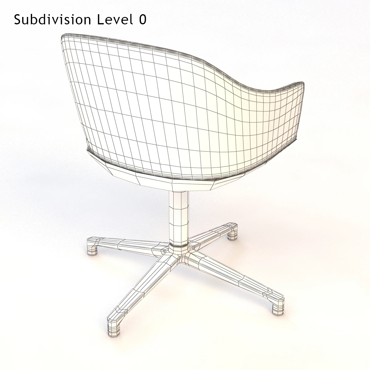 Vitra Softshell Chair 3D Model_013